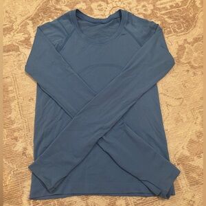 Lululemon blue Long Sleeve swiftly tech